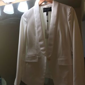 BCBG Max white blazer XS NWT